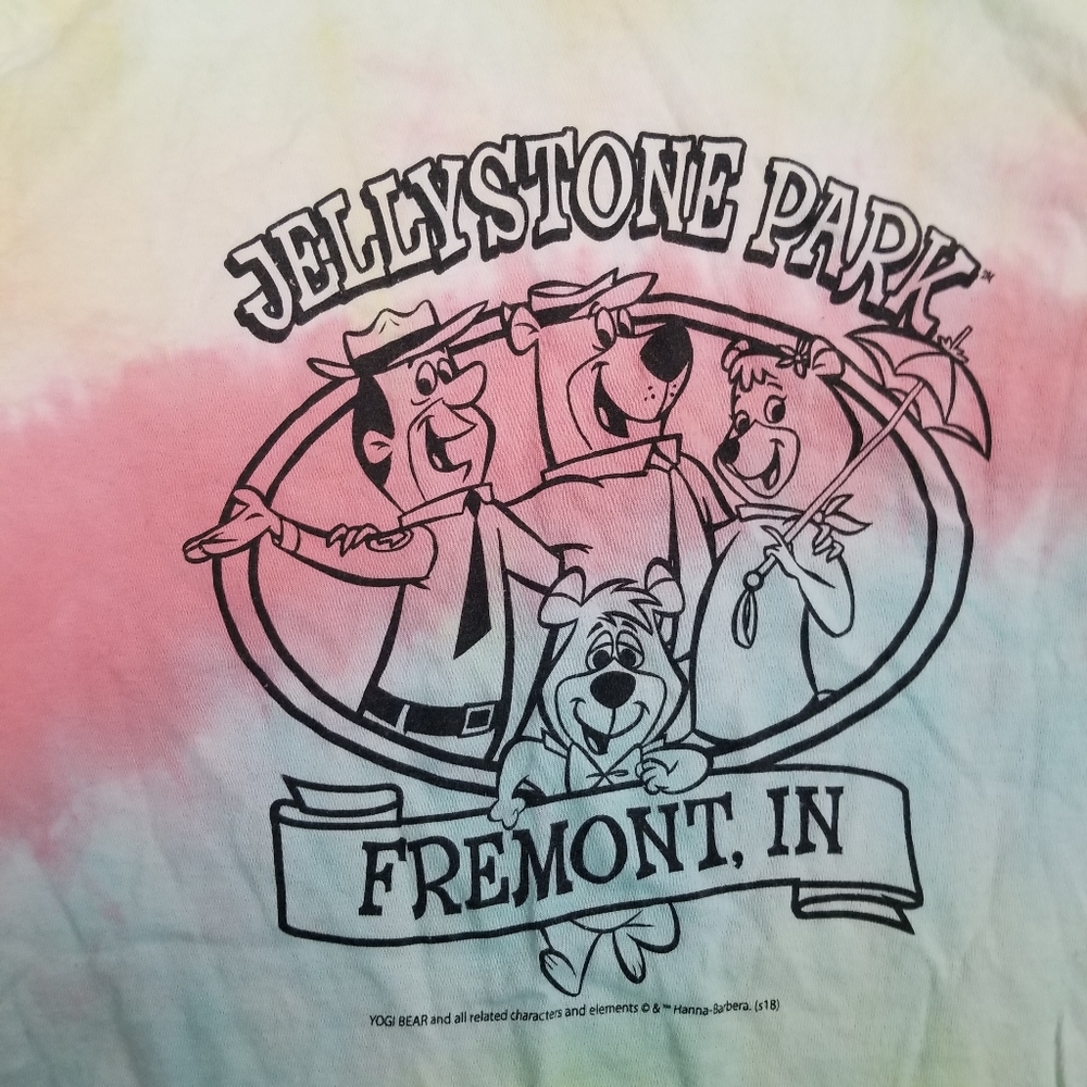 Jellystone Park Tie Dye Tee Hanna Barbera View 2